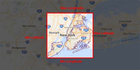 GPS coordinates of New York City, United States .
